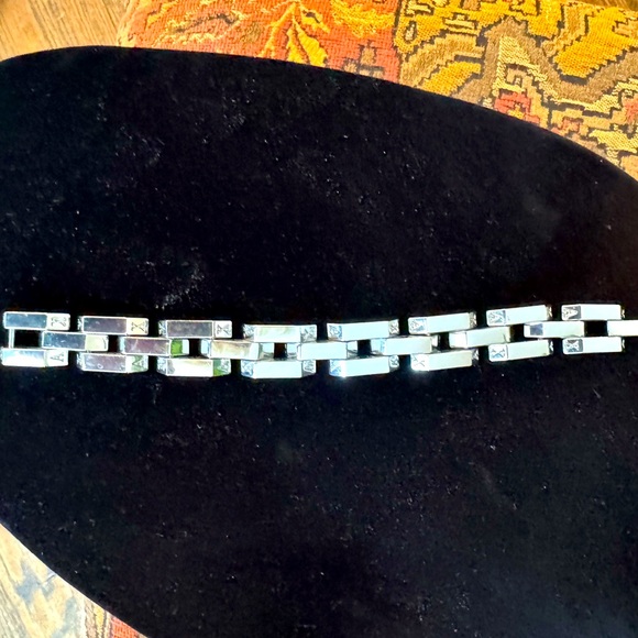 Vintage Armani Exchange geometric link bracelet - Picture 5 of 6